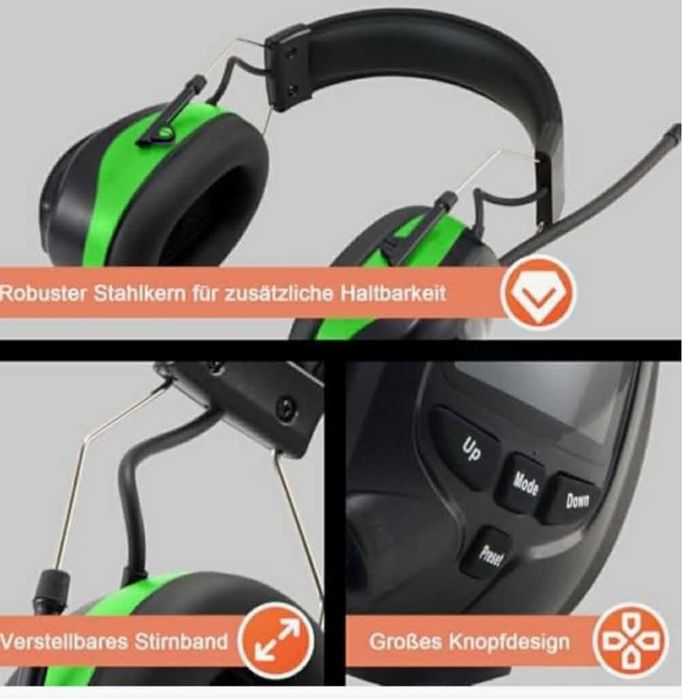 Słuchawki ochronne z Bluetooth