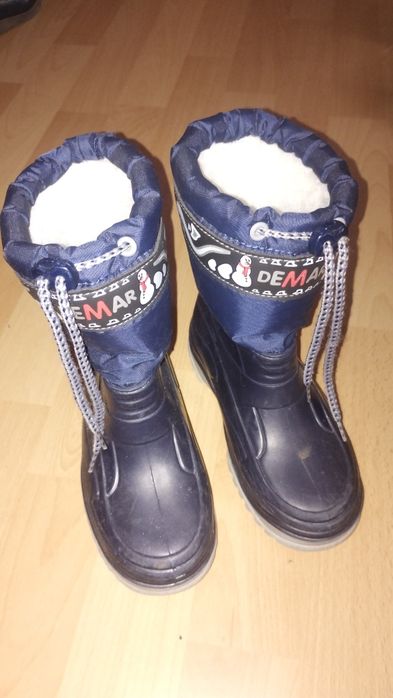 Buty kalosze-śniegowce chłopięce rozmiar 28-29