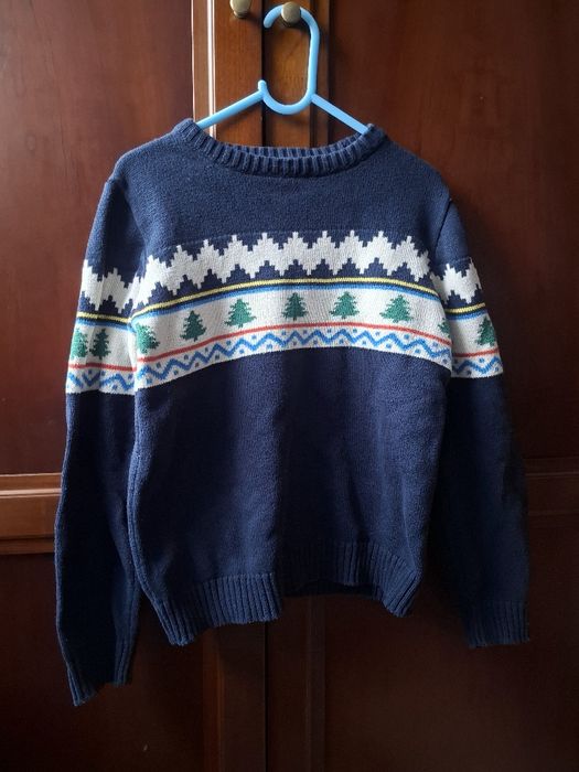 Sweter chłopięcy r140 świąteczny