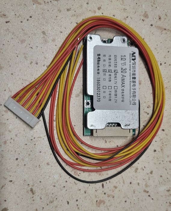 BMS 10s 30A 36v płytka z balanserem li-ion 18650