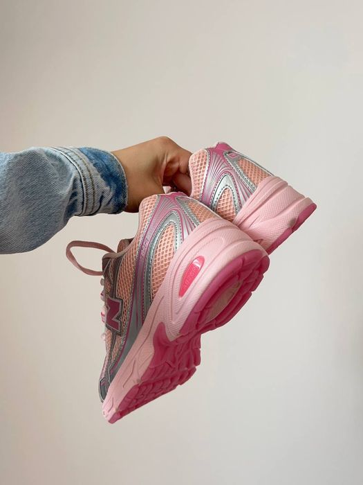 New Balance 740 Pink Silver Кросівки Нью Беланс Взуття Кроссовки Ретро