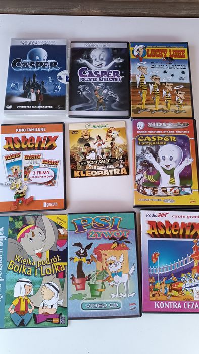 Bajki dla dzieci, Asterix, Bolek i Lolek, casper, mają, filemon