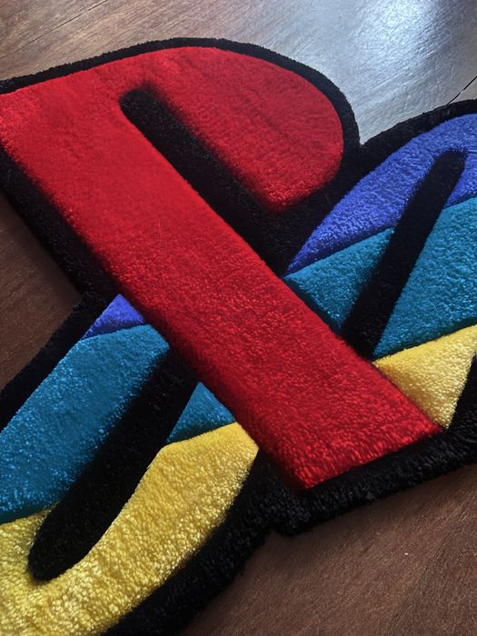 Tapete tufting playstation logo