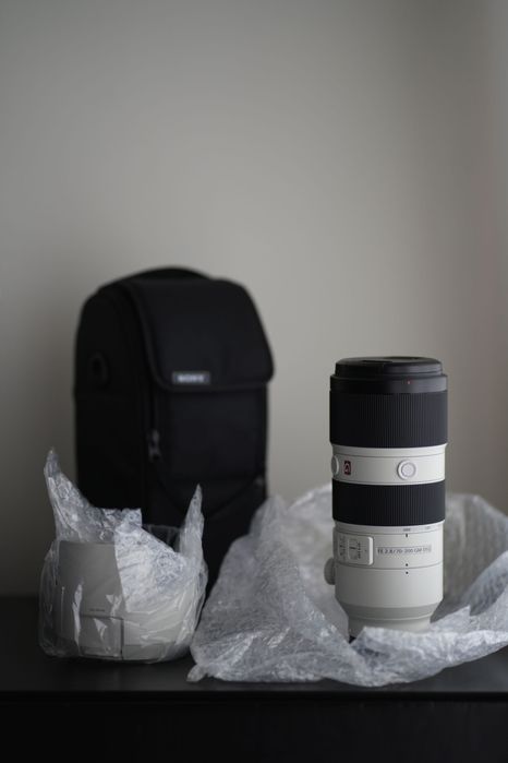 Lente sony 70-200mm 2.8 G master NOVA NUNCA USADA