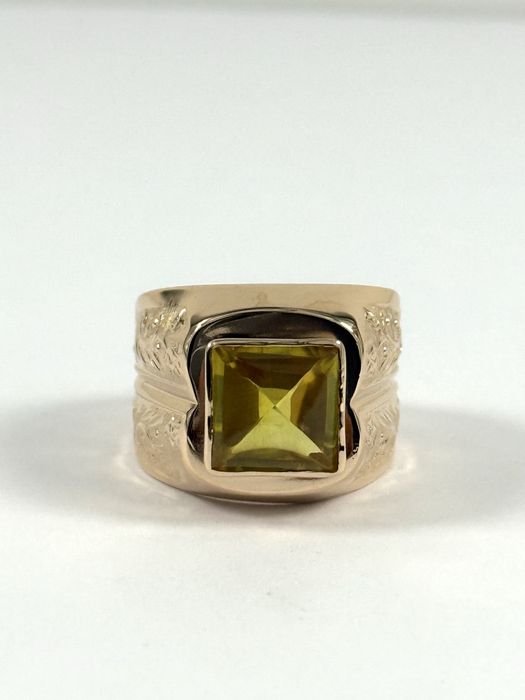 Złoty sygnet rozmiar 25