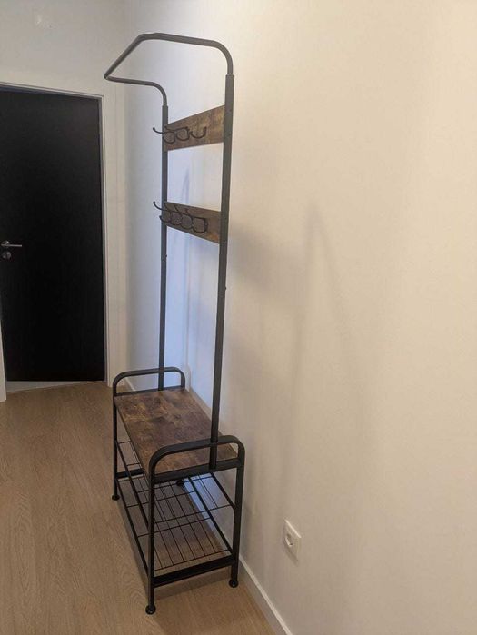 Móvel de Entrada / Cabideiro com Banco e Sapateira