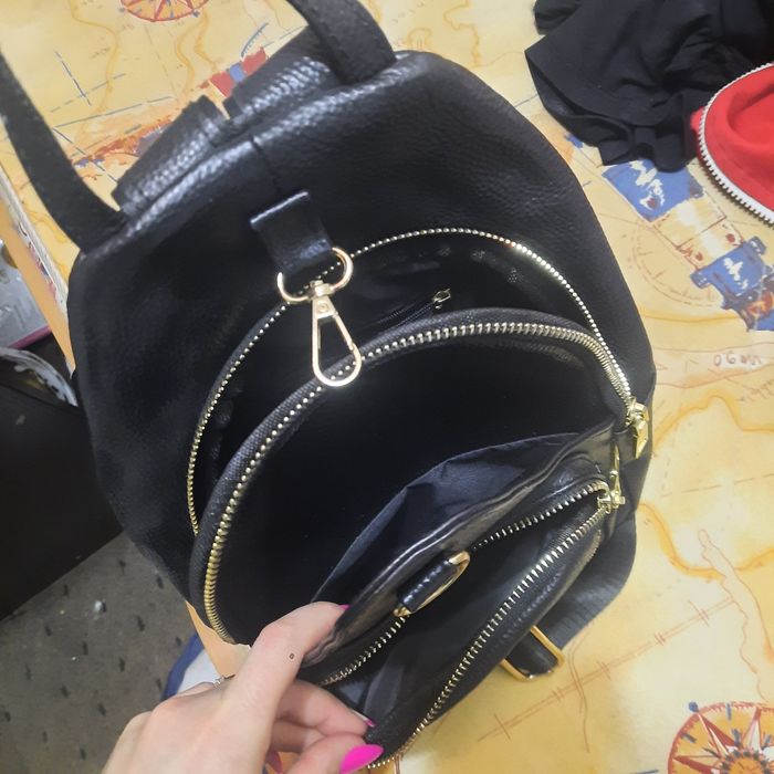 Сумка рюкзак кожа