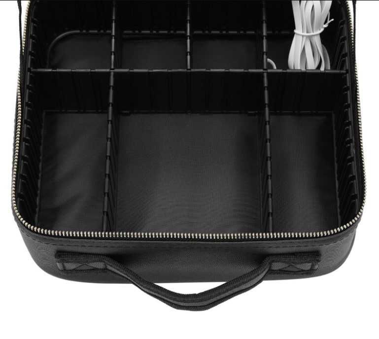 Косметичка-органайзер чемоданчик с LED зеркалом бьютіКейс жіноча сумка