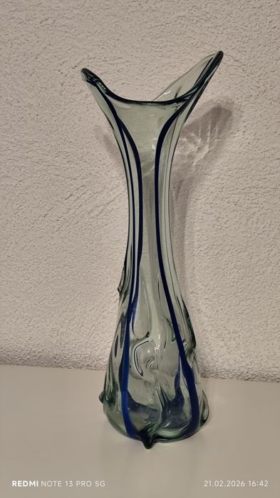 Szkło Kolorowe Wazon Sękacz