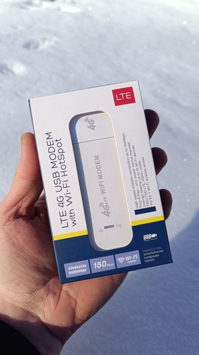 Модем 4G LTE USB Wi-Fi Роутер под сим карту 150 Мбіт/с для офиса гараж