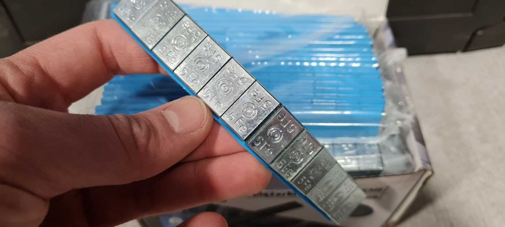 Грузики на колеса для балансування для дисков, грузики 12x5 1200шт