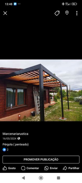 Pérgolas em madeira