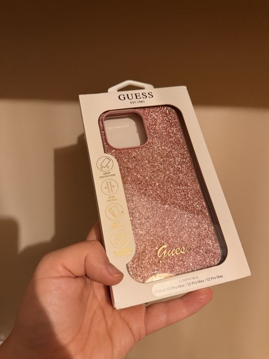 Etui guess z pudelkiem do iphone 13 pro max