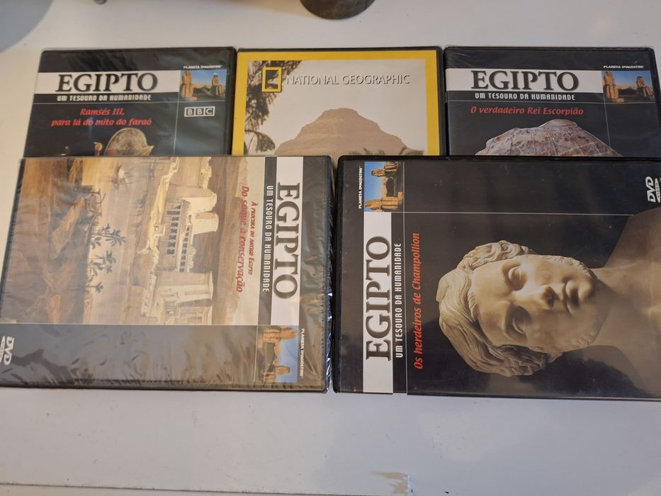 Coleção 30 dvds do egipto