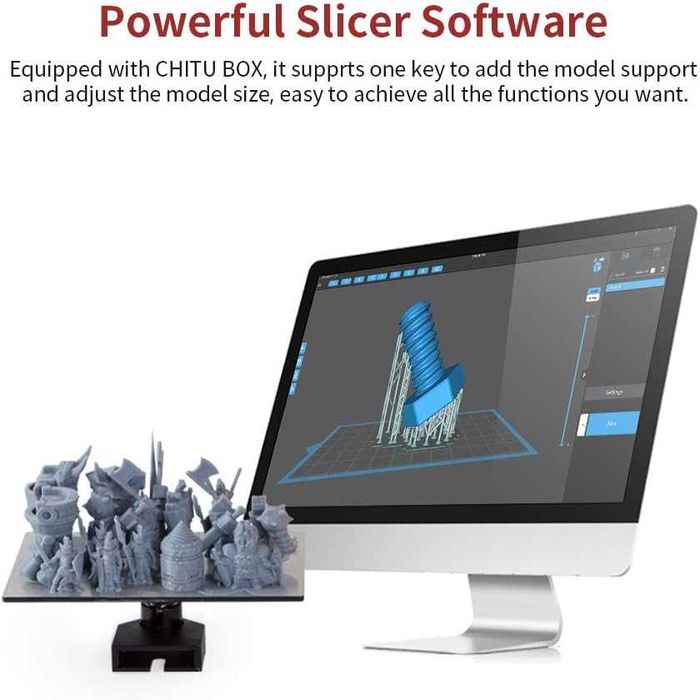 Impressora 3D Resina CREALITY LD-002H + extras