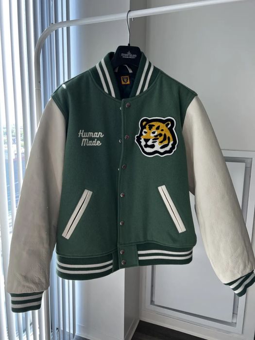 HUMAN MADE Tiger Varsity Jacket 黒 /M HUMAN MADE x VERDY Varsity Jacket #1 Black Size S-2XL | eBay