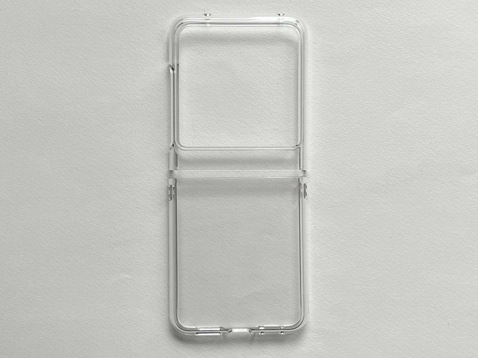 Motorola Razr 50 чохол із прозорого пластику чехол накладка