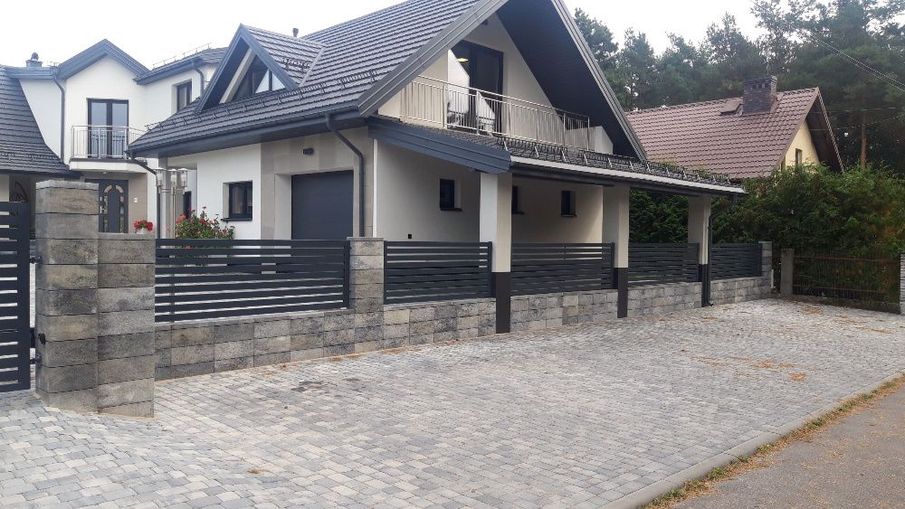 Ogrodzenia  Klinkier  Joniec  Libet Pustak łupany Bloczek betonowy