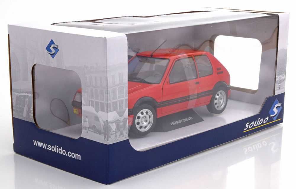 Peugeot 205 GTi (red) - Solido 1/18