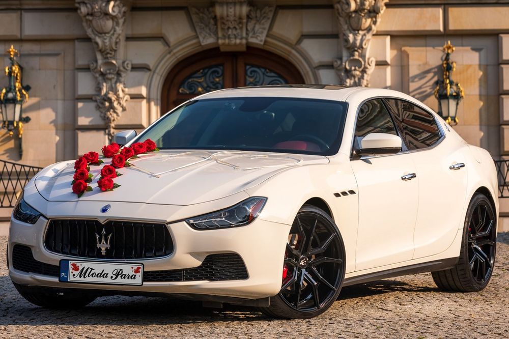 Samochody Maserati Levante , Ghibli auta do ślubu na wesele, do zdjęć.