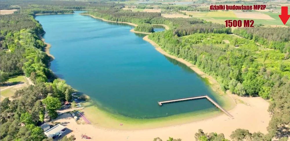 1530 M2 Budowlana przy Lesie Pańswowym Miejscowy Plan Zagospodarowania Przestrzennego400 m. do j. Kamionki  145000 zł