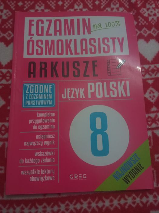 Arkusze, egzamin ósmoklasisty