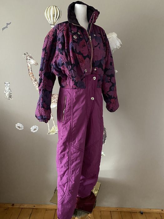 Kombinezon zimowy jednoczęściowy narty snowboard vintage Belfe