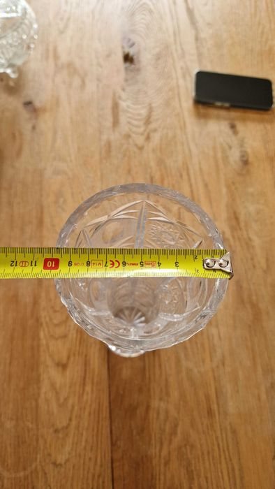 Wazon kryształowy Vintage PRL