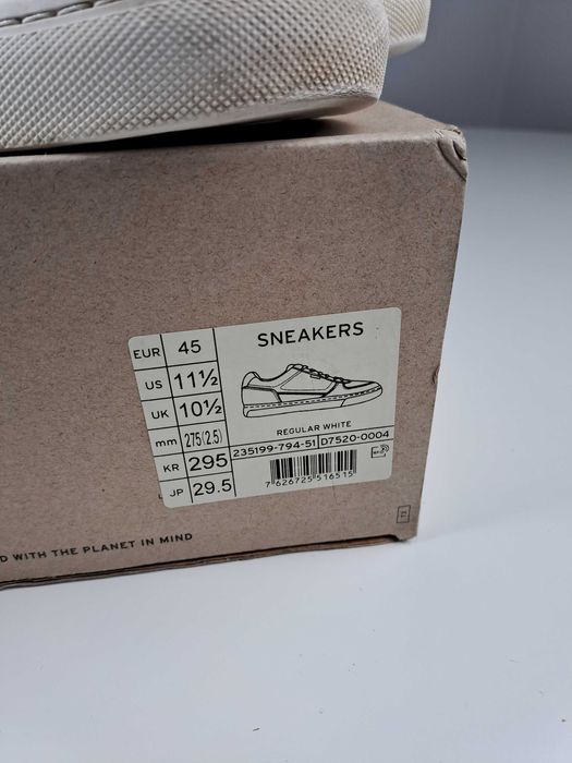 Białe męskie sneakersy/trampki Levi's Liam r. 45 ( 28 cm)A89