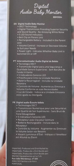 Audio baby monitor