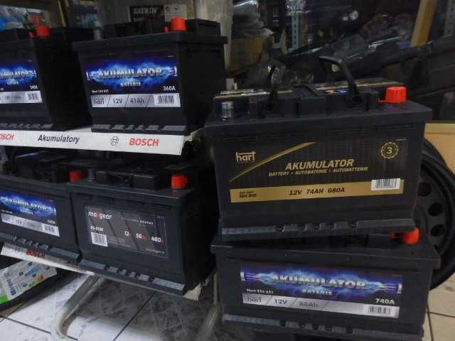 Akumulatory Samochodowe - akumulator 74 Ah 12V - Serwis Jasienica
