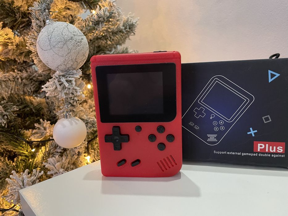 Consola Retro(Vermelha) 400 jogos clássicos - Game Box Retro