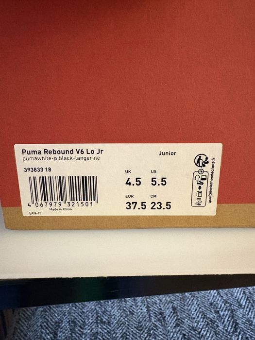 Tenis para crianca Puma 37.5 NOVO!