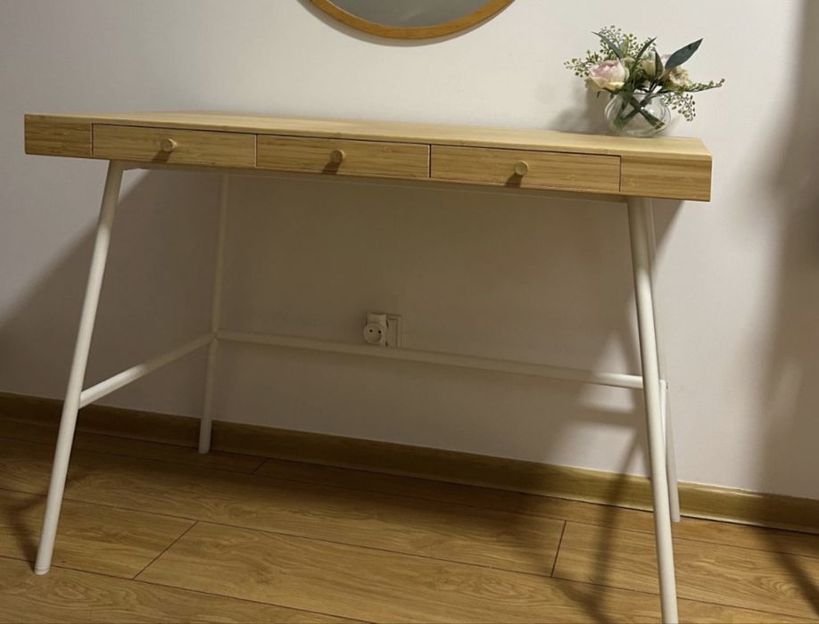Biurko bambusowe lillasen IKEA