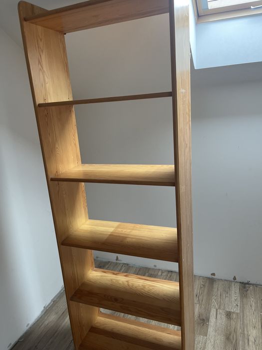 Regał drewniany, sosna