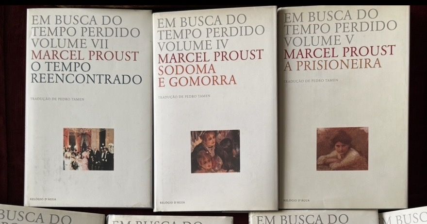 Em busca do tempo perdido , Marcel Proust vol I , II e III , 10€ cada
