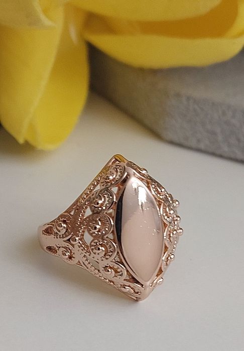 Sygnet Różowe złoto 585 Rozmiar 19 WYPRZEDAŻ!!!