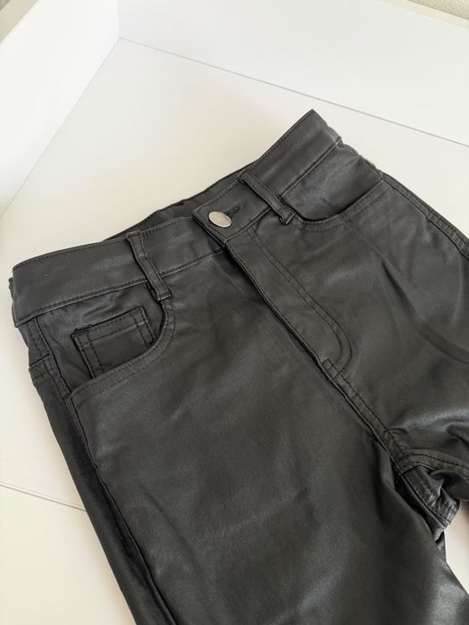 Шкіряні Штани з еко шкіри з напиленням Calzedonia