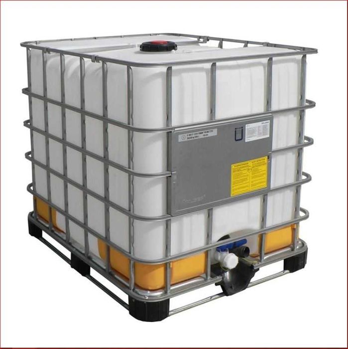 beczka zbiornik na wodę, paliwo 1000l z zaworem na palecie Mauzer