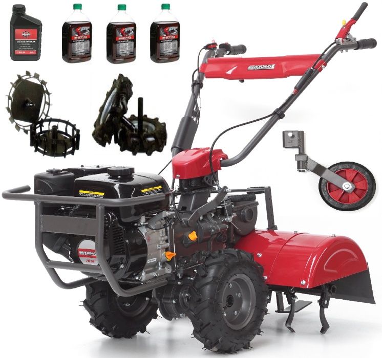 Glebogryzarka Hortmasz HGS X620N z napędem . 3 biegi , Mocna 7 KM