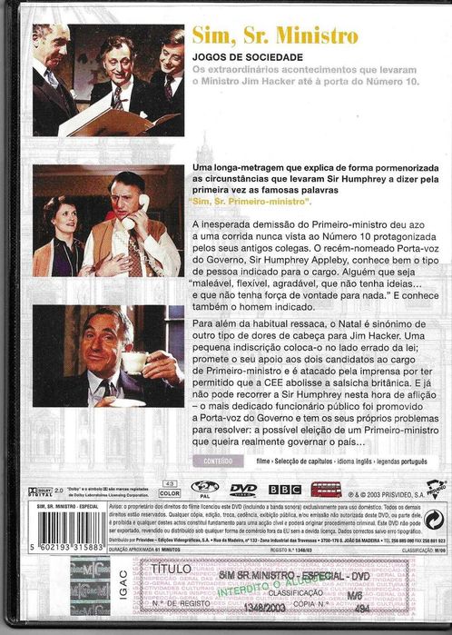 Sim, Sr. Ministro: Especial (1984)