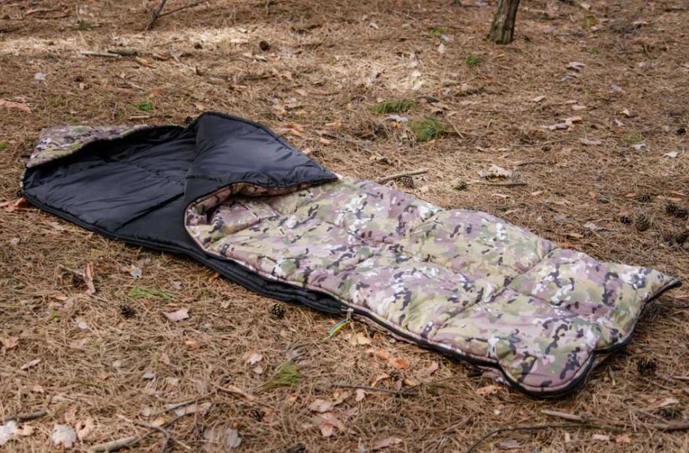 Военный демисезонный спальник ВСУ армейский спальный мешок без флиса