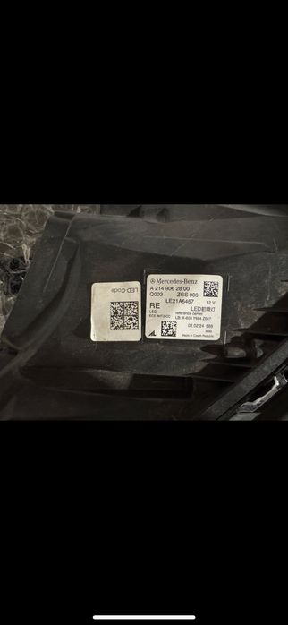 Optica frente direita Mercedes w214 classe E 2023-2025
