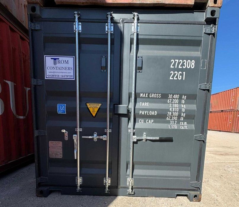 Contentor Marítimo 20' (Pés) HC - 6m - 15m2 | One Way e Usados - TROM Containers
