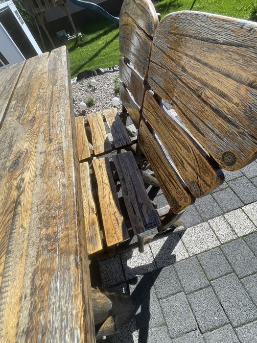 Meble ogrodowe 100% dębowe