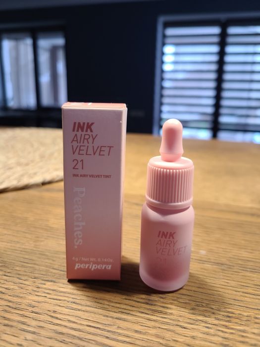 Peripera Ink Airy Velvet Lip Tint  21 fluffy peach