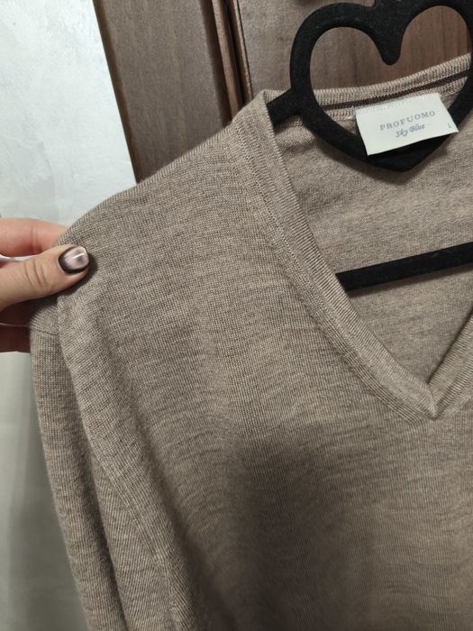 Джемпер вовна мериноса пуловер Profuomo кофта свитер