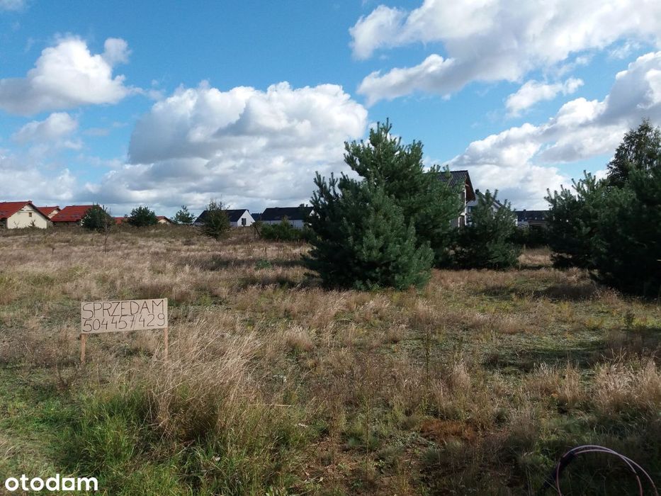 Duża działka w spokojnej okolicy niedaleko miasta