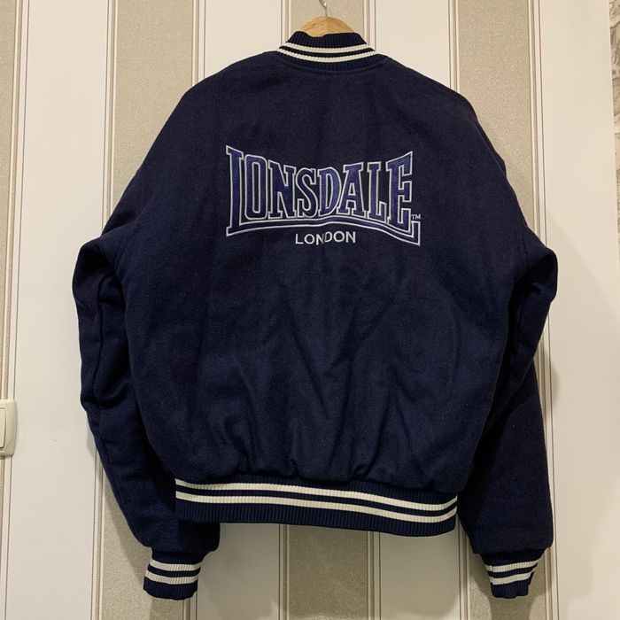 Шерстяний Ma1 бомбер lonsdale london big logo лонсдейл m L