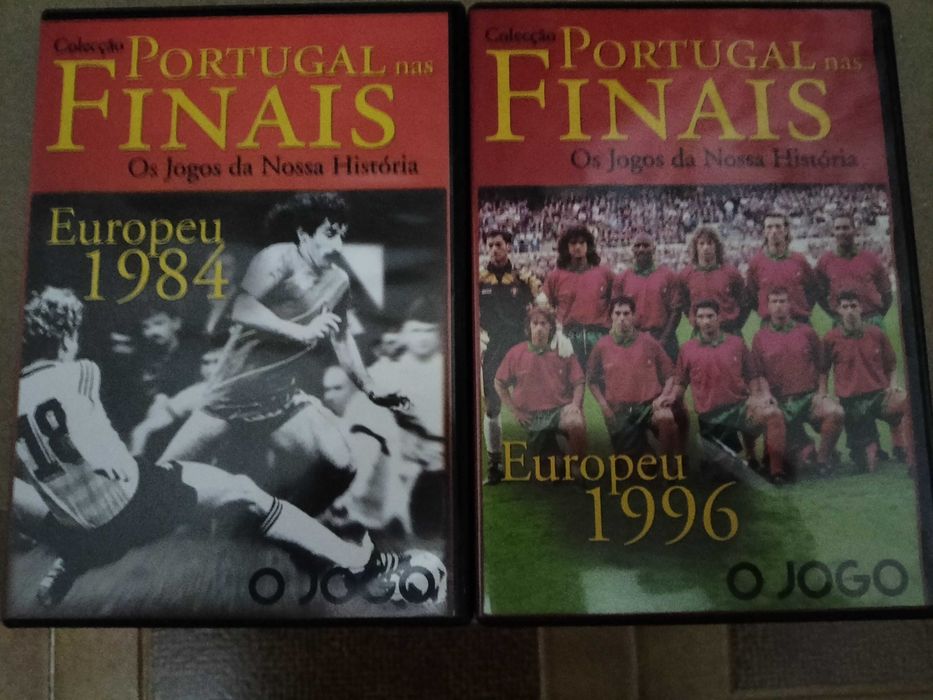 DVDs com a participação de Portugal nos europeus de 1986 e 1994